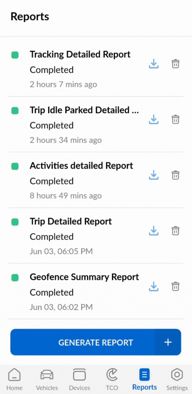 Report Generation summary